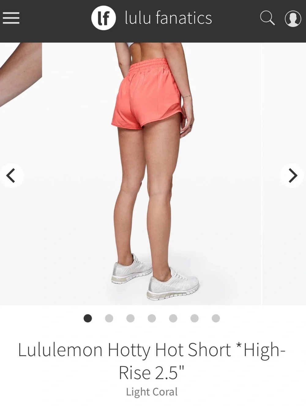 Lululemon Hotty Hot Short *High-Rise 2.5